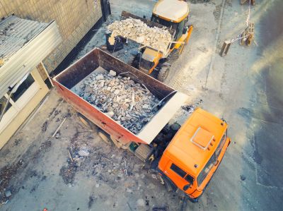 Construction Debris Truck